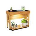 Station de travail pour jardin d'herbes aromatiques d'intérieur avec lampe de croissance LED 50W et plateau de plantation