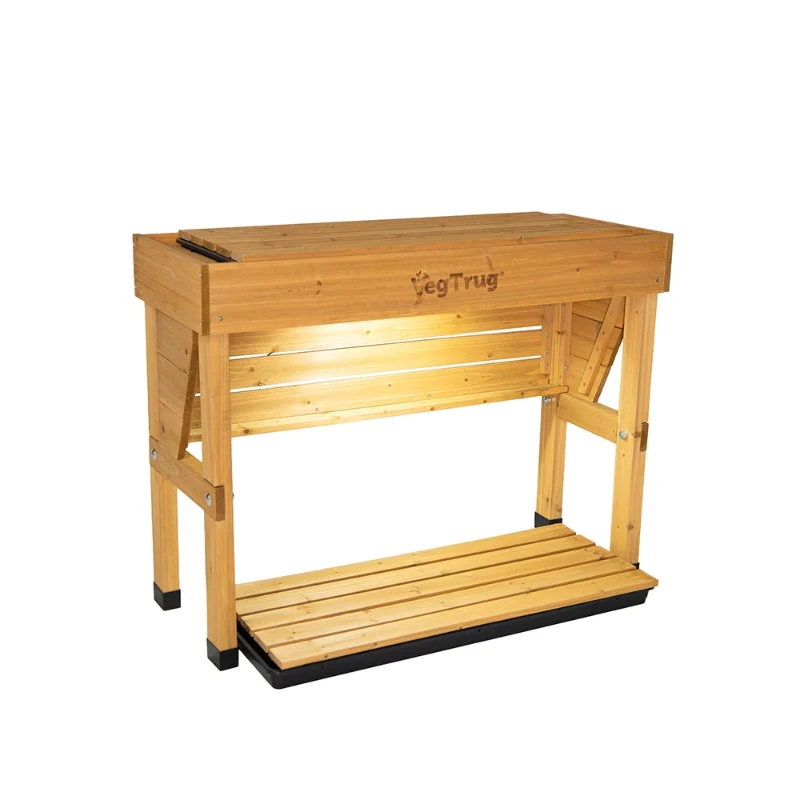 Station de travail pour jardin d'herbes aromatiques d'intérieur avec lampe de croissance LED 50W et plateau de plantation