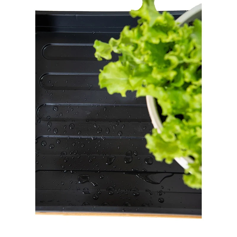 Station de travail pour jardin d'herbes aromatiques d'intérieur avec lampe de croissance LED 50W et plateau de plantation