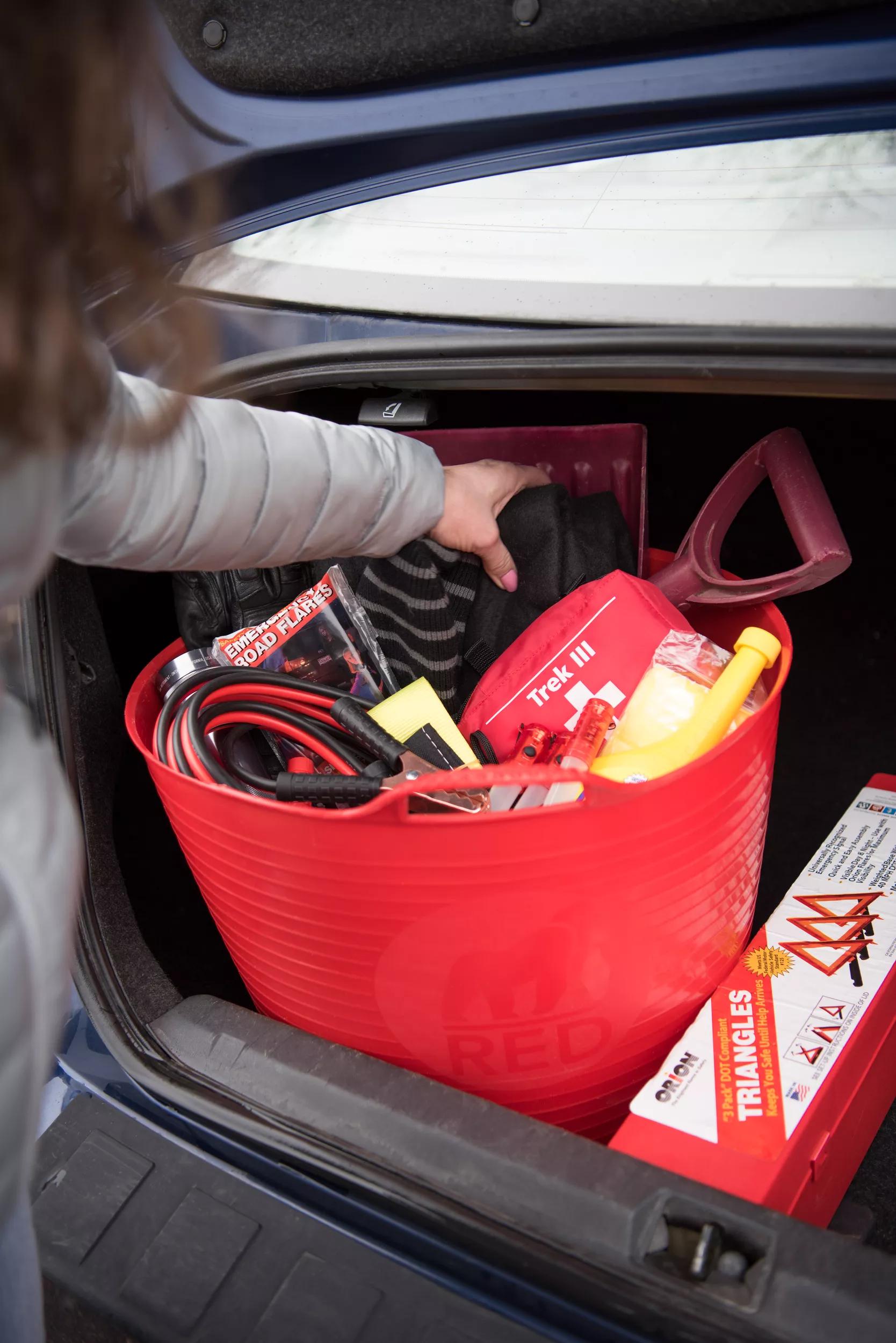 Bac de jardin flexible léger en polyéthylène 40 litres multicolore