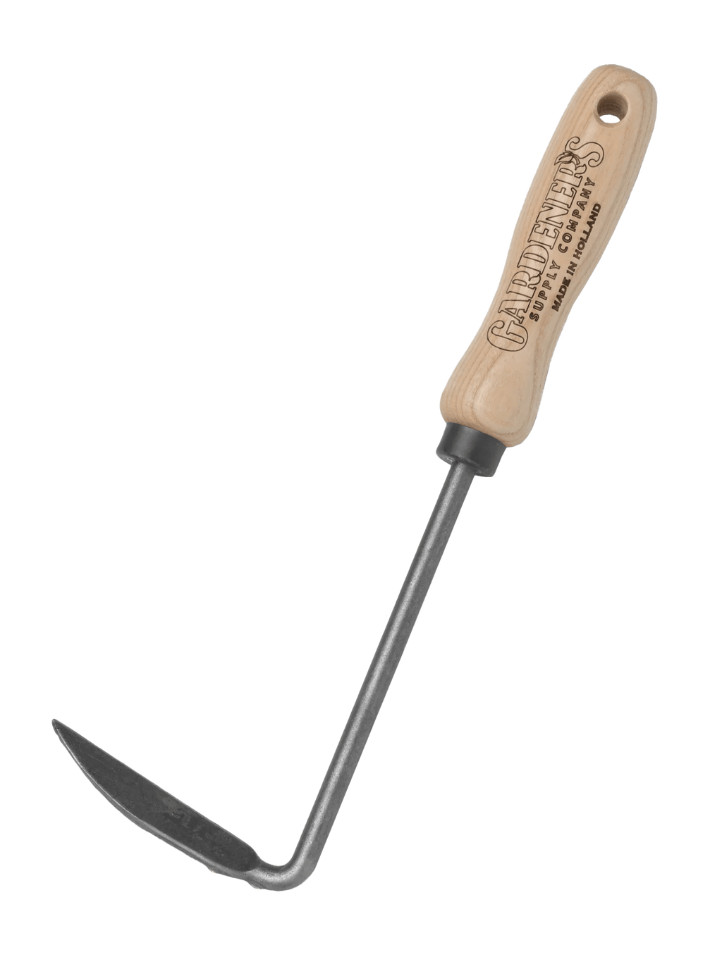 Sarcloir Cape Cod pour gaucher en acier à haute teneur en carbone avec manche en bois de frêne