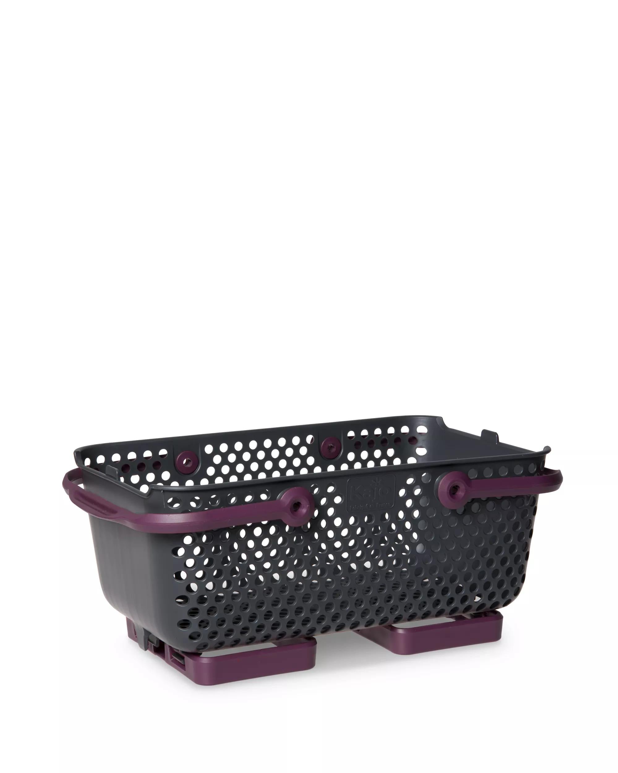 Panier de récolte de jardin avec pieds pliables, design perforé, plusieurs couleurs