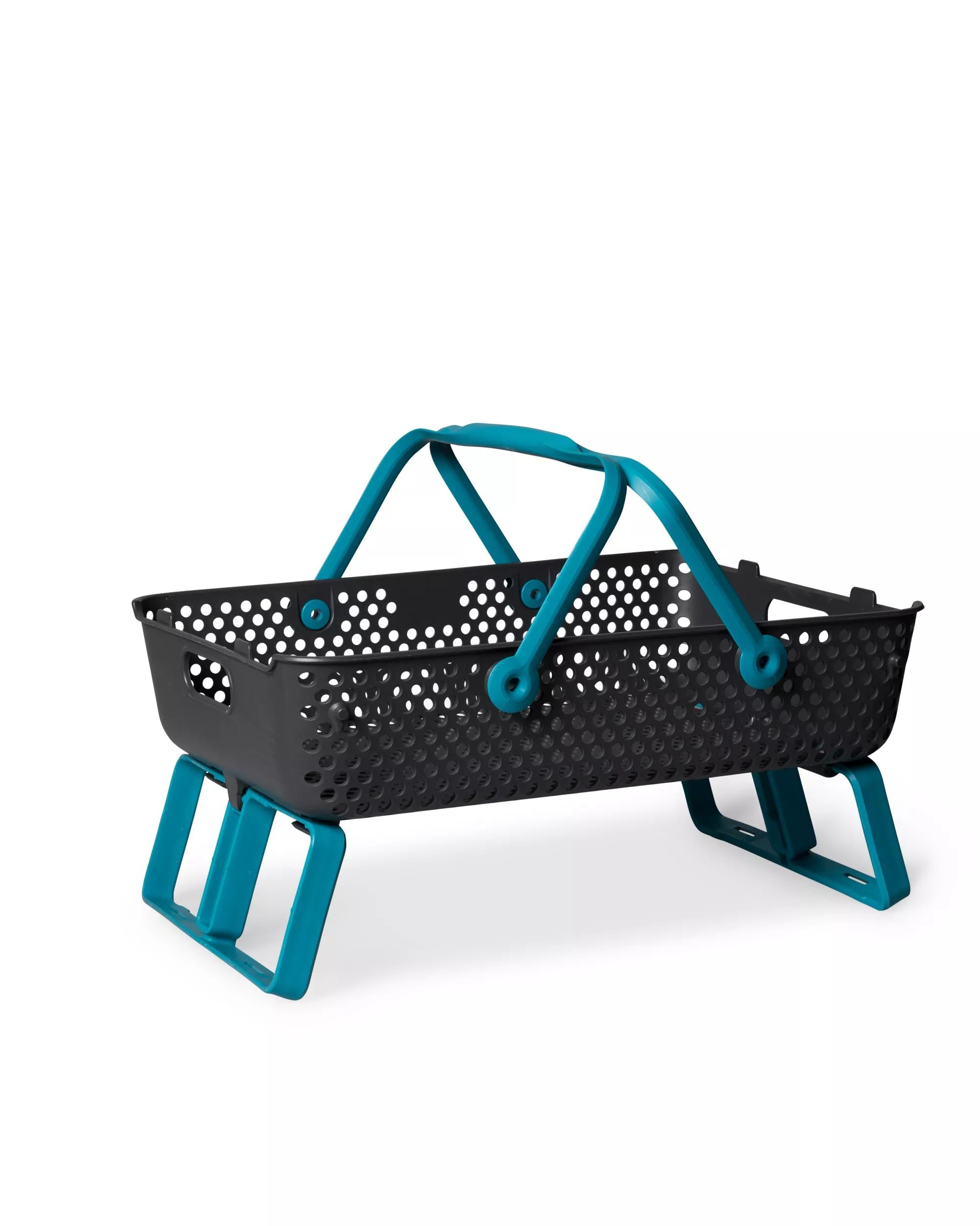 Grand panier de jardin à trépied pliant pour la récolte et le lavage des produits frais