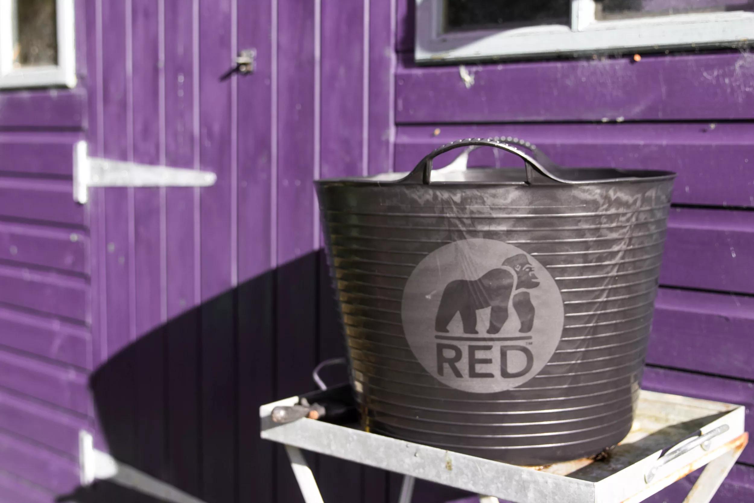 Bac souple recyclé de 41 litres avec poignées pour le jardin et la maison