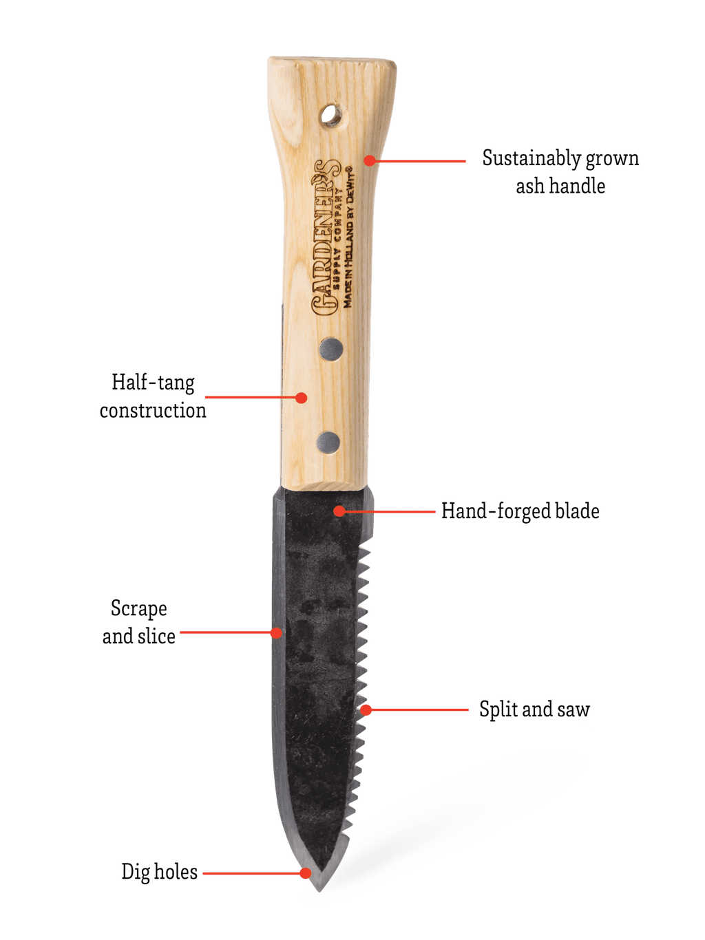 Couteau de jardin Hori Hori