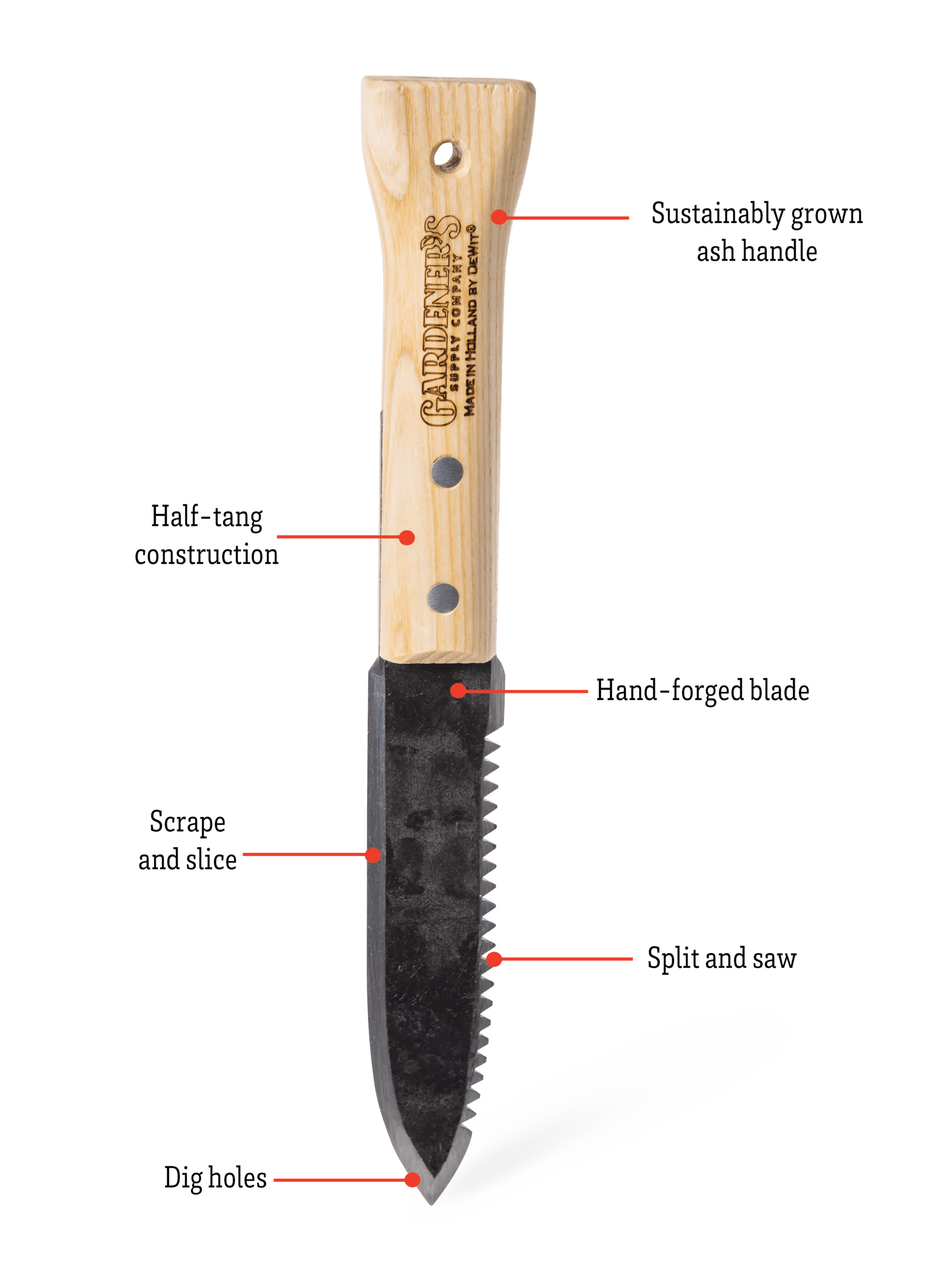 Couteau de jardin Hori Hori