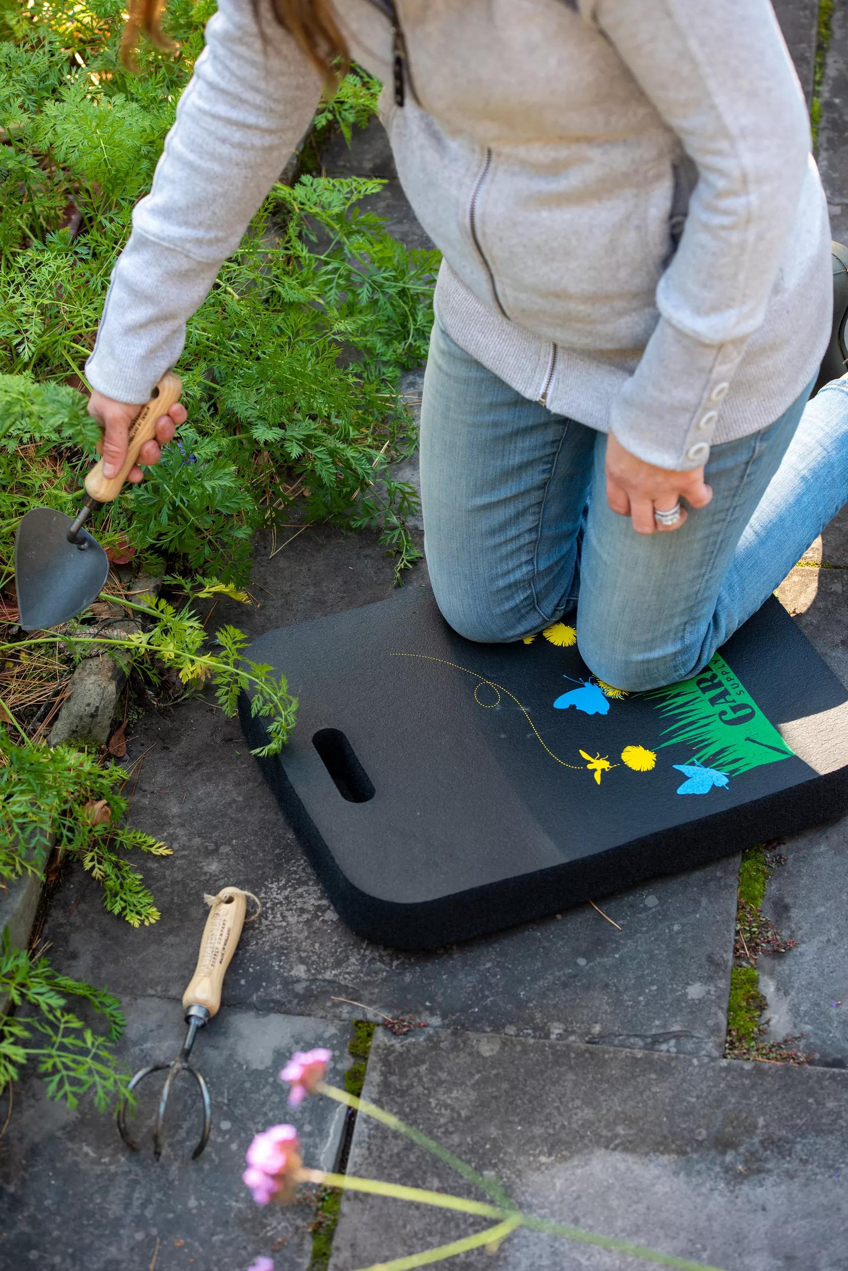 Tapis de Genouillage Épais Extra Large, Confortable, en Caoutchouc Recyclé pour Jardin/Maison