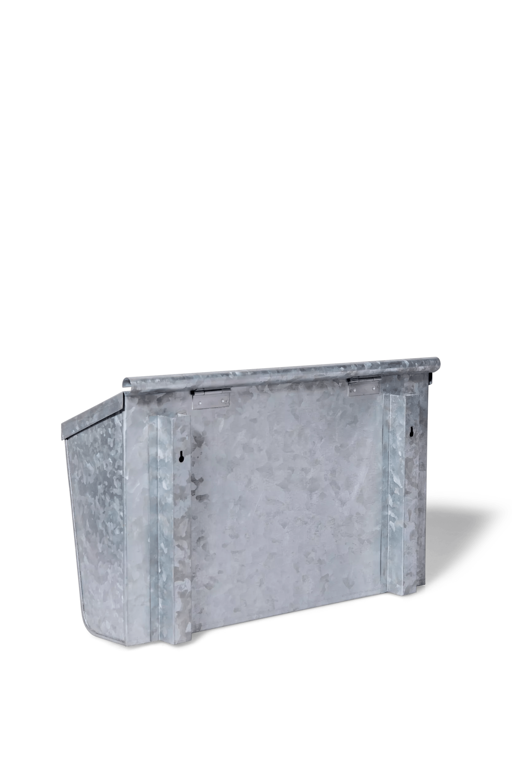 Boîte de rangement en acier galvanisé pour outils de jardin avec séparateur