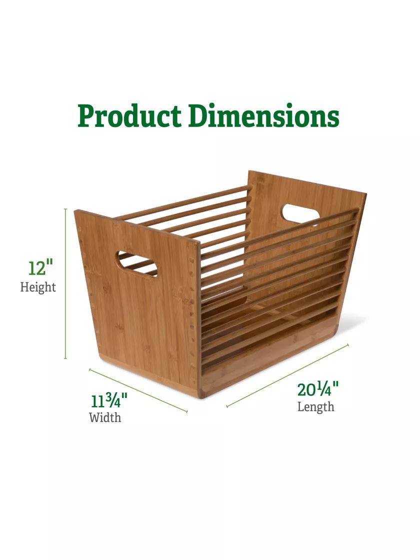 Tabouret et panier en bambou