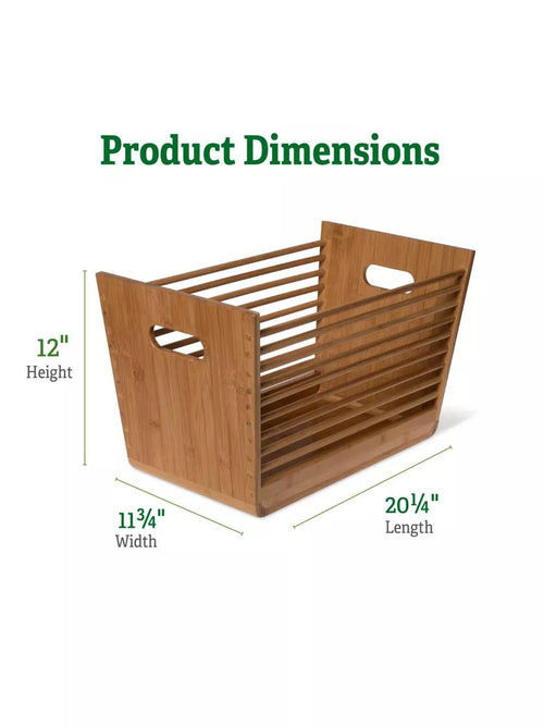 Tabouret et panier en bambou