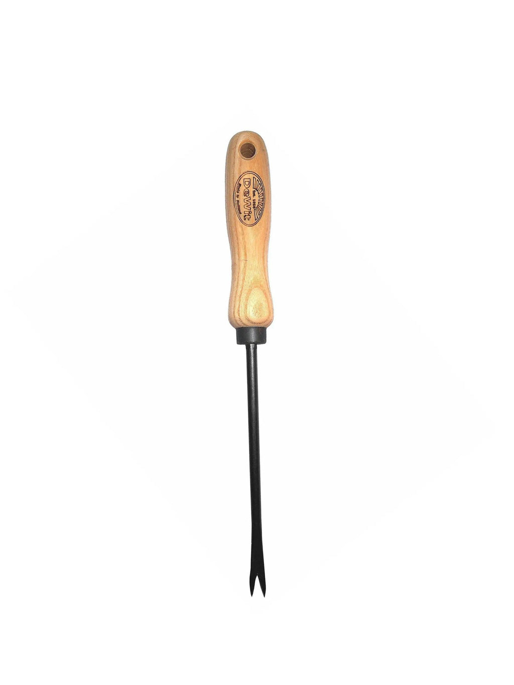 Désherbeur en acier forgé main avec manche en bois dur Outil de jardin