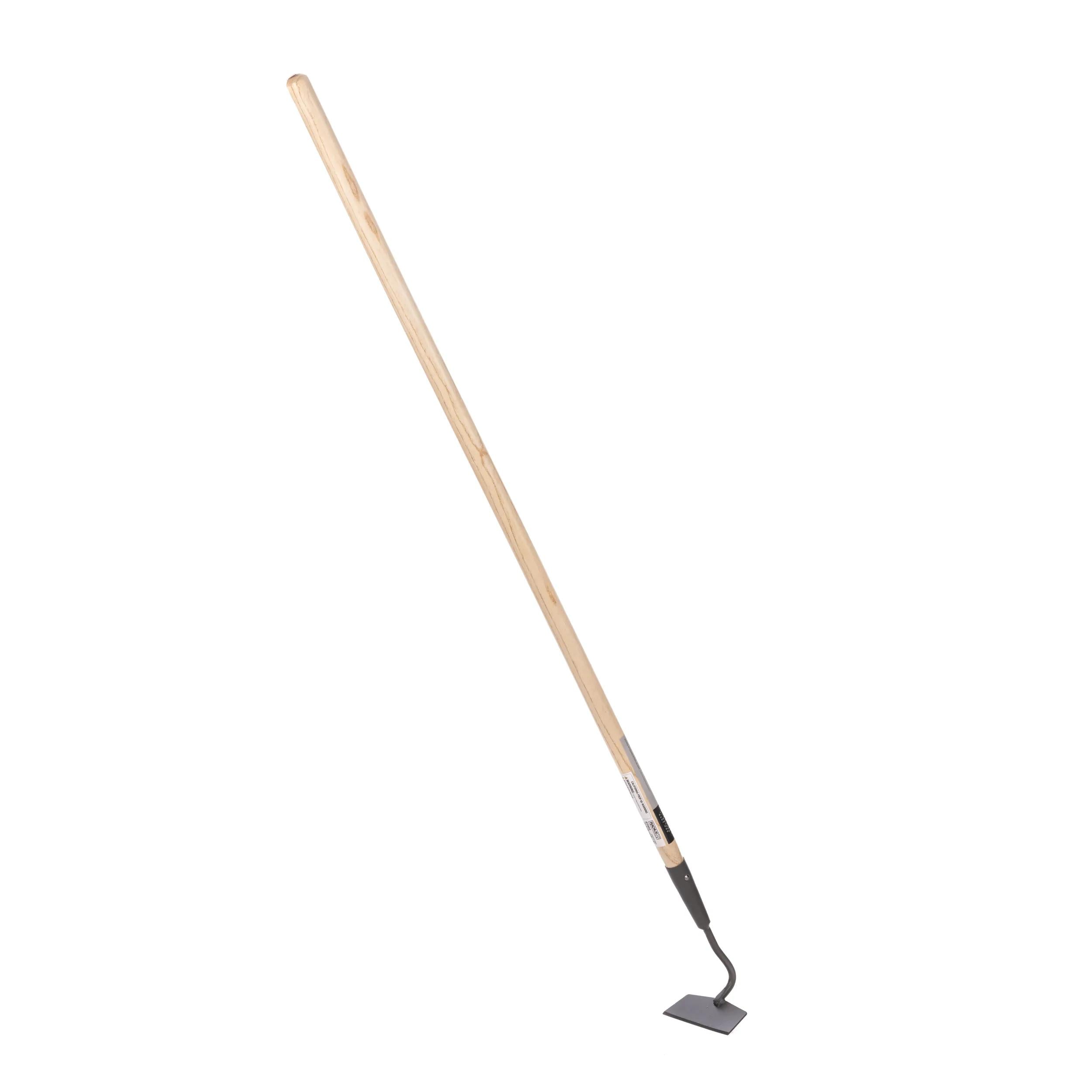 Binette à betteraves de qualité supérieure, manche en bois dur de 137 cm, outil de jardinage robuste pour le désherbage.