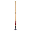 Binette de jardin avec manche en bois dur de 137 cm et lame en acier de calibre 14