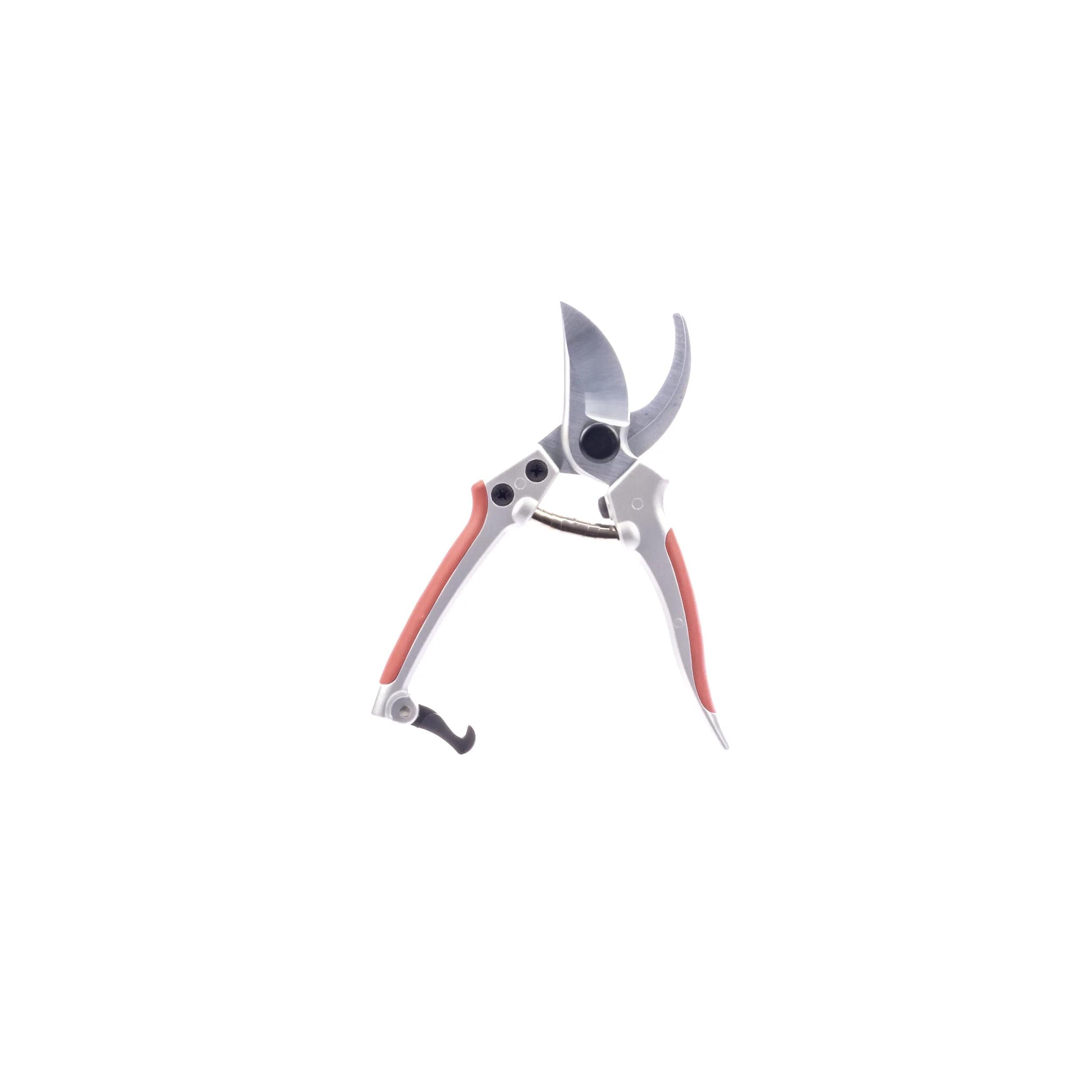 Sécateur à corps en aluminium avec poignée ergonomique rouge Lame en acier SK5