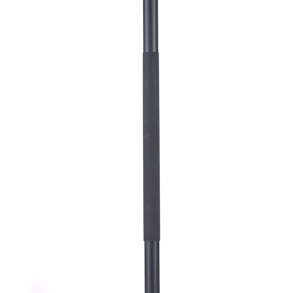 Binette-râteau 2 en 1 ultra robuste avec bord en V, manche en fibre de verre de 147 cm