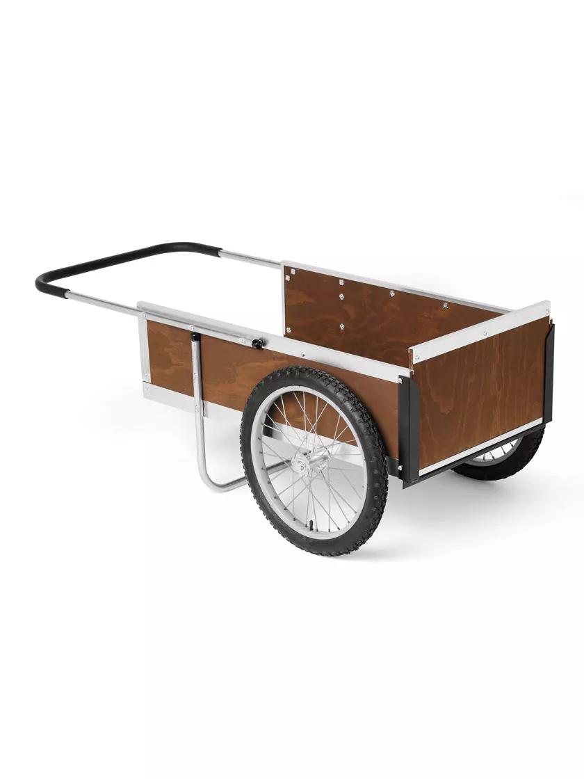 Chariot de jardin moyen avec roues pneumatiques et cadre en aluminium