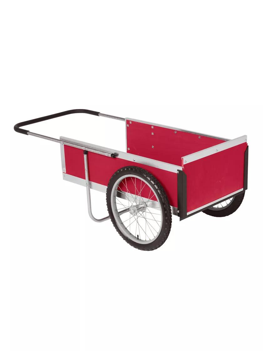 Chariot de jardin moyen avec roues pneumatiques et cadre en aluminium