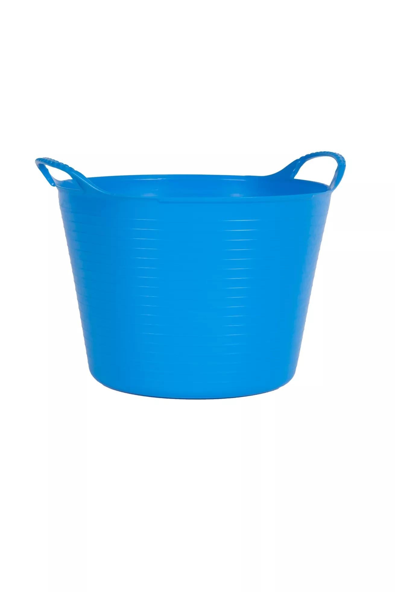Baquet de rangement de jardin multi-usage flexible et coloré de 13,2 litres