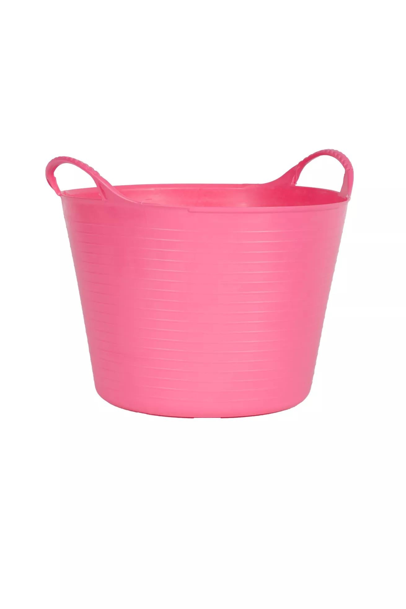 Baquet de rangement de jardin multi-usage flexible et coloré de 13,2 litres