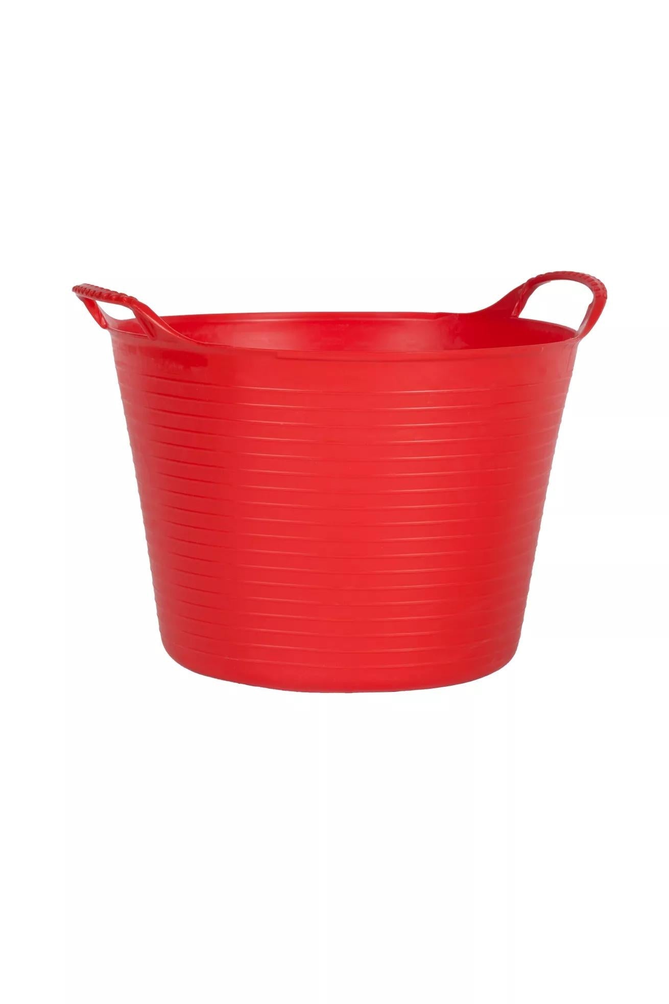 Baquet de rangement de jardin multi-usage flexible et coloré de 13,2 litres