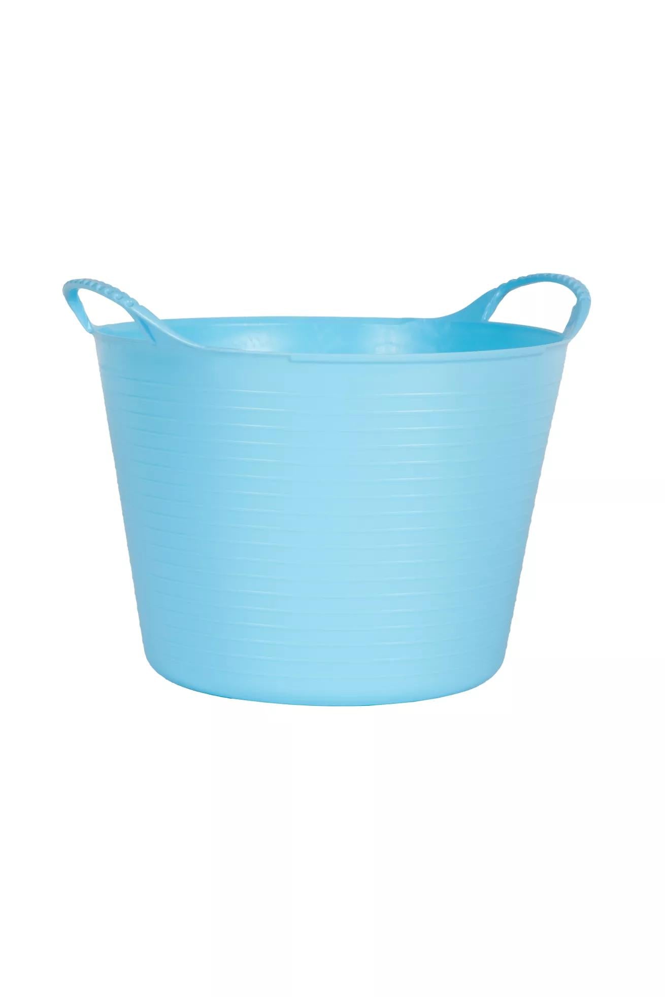 Baquet de rangement de jardin multi-usage flexible et coloré de 13,2 litres