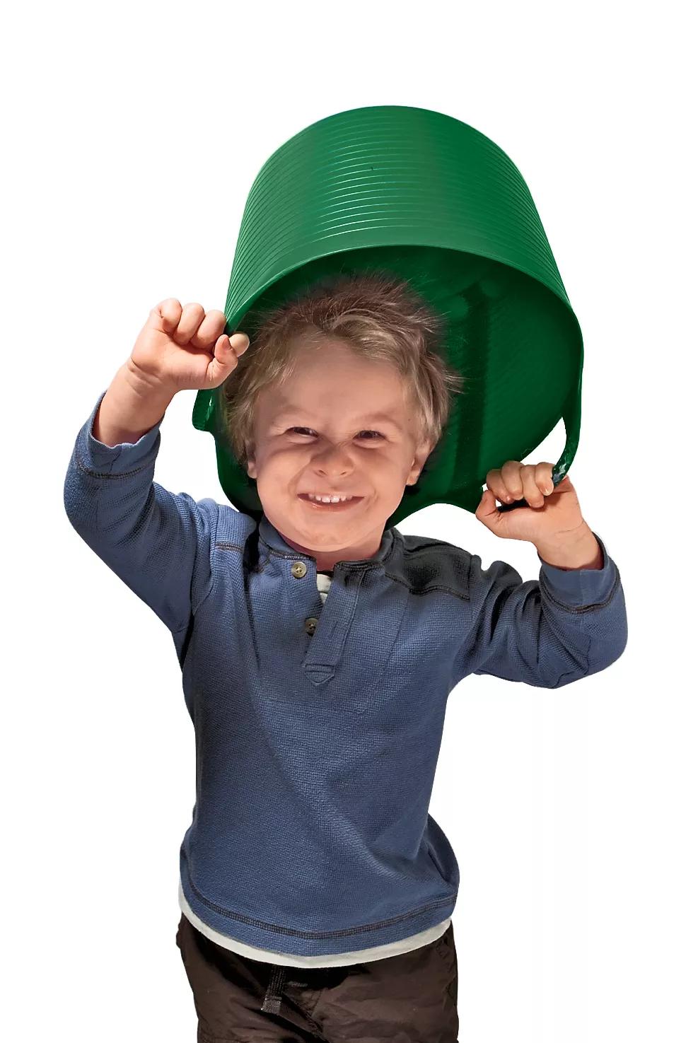 Baquet de rangement de jardin multi-usage flexible et coloré de 13,2 litres